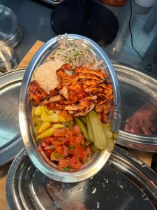 QR Menu chicken doner plate